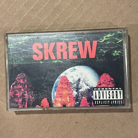 Skrew - Burning In Water Cassette Tape album industrial metal vintage thrash 90s - Picture 1 of 4
